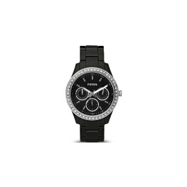 Correa de reloj Fossil ES2157 Plástico Negro 18mm